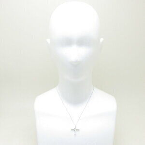 Tiffany Infinity Cross Necklace Silver Pendant